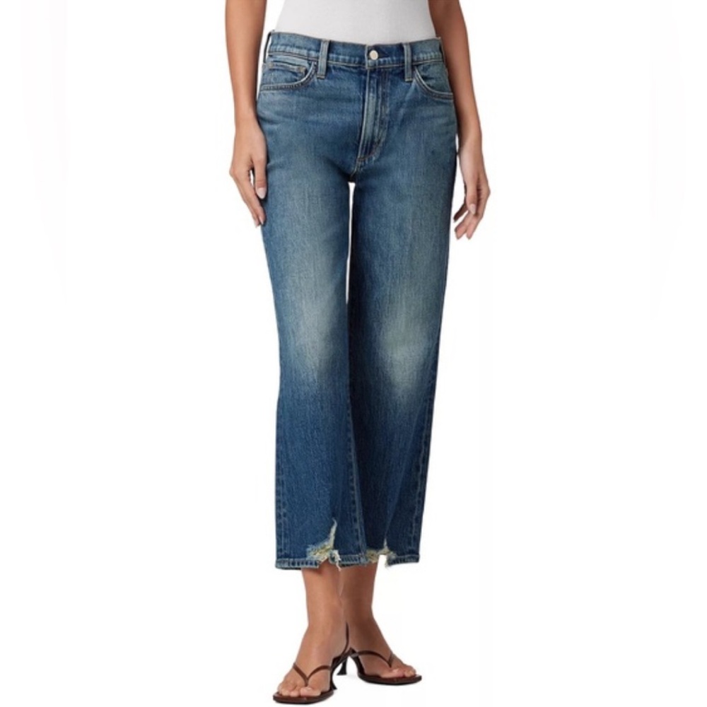 Joe's Jeans The Blake High Rise Wide Leg Cropped Jeans NEW